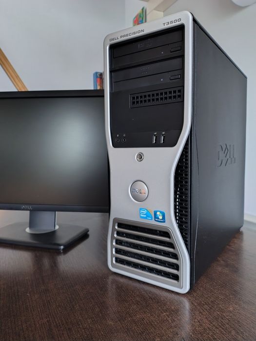 Komputer DELL T3500 i monitor Dell P221H