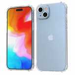 Etui Antishock Case do iPhone 15 + Szkło Case transpare plecki obudowa