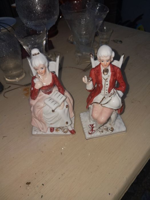 Conjunto casal de bonecos