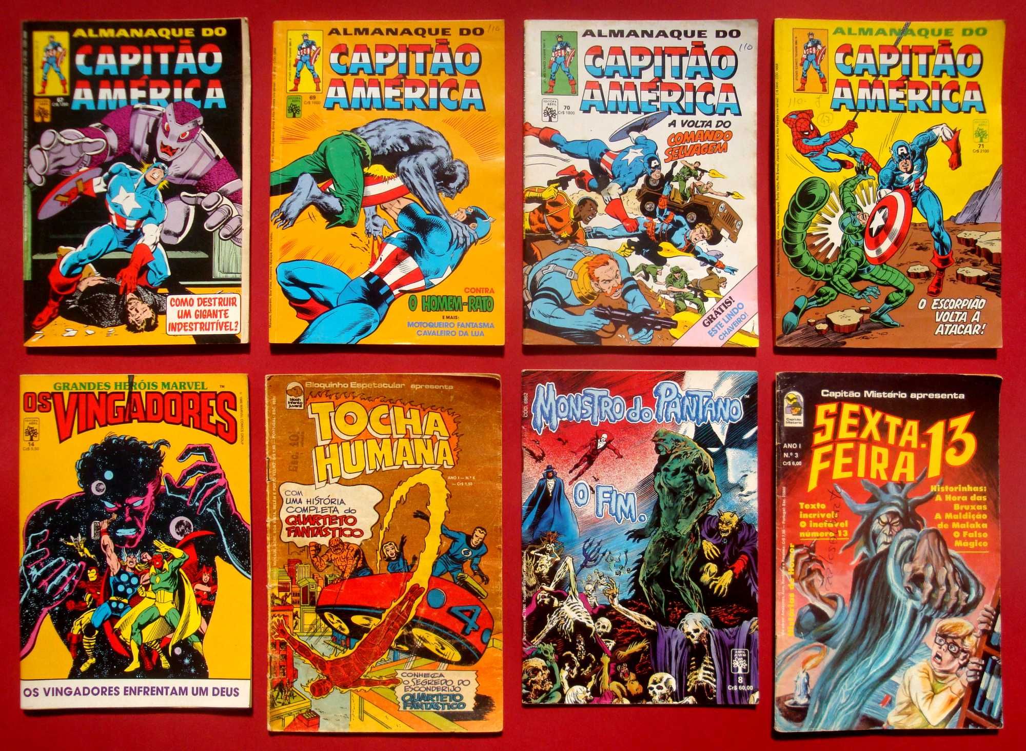 Reliquias BD MARVEL DC Comics Almanaques Revistas Novels Single Issues