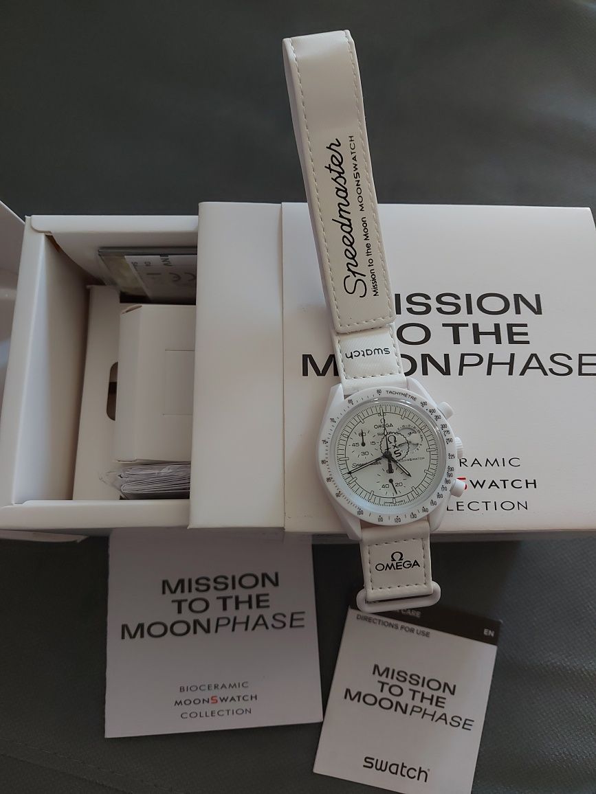 Swatch omega moonphase