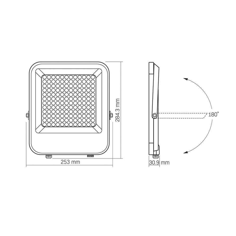 Naświetlacz LED PREMIUM 5000K 30W/50W/100W/200W