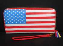 NOWY Portfel Flaga amerykańska USA