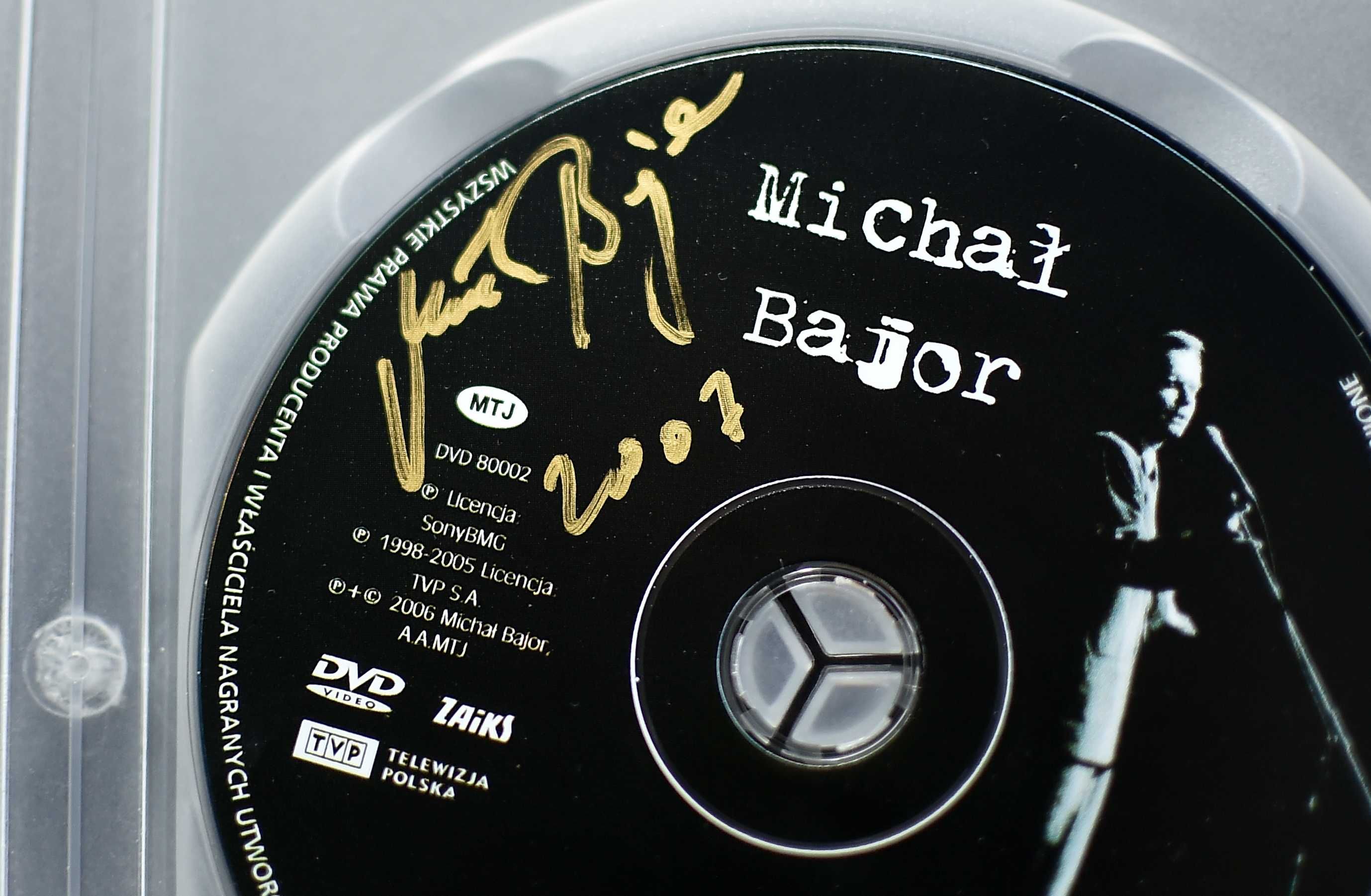 Płyta Koncertowa DVD Michała Bajora - Moje Piosenki z autografem