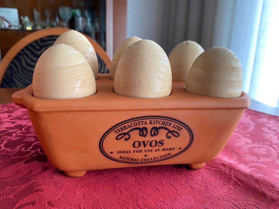 Conjunto em terracotta portuguesa para cozinha