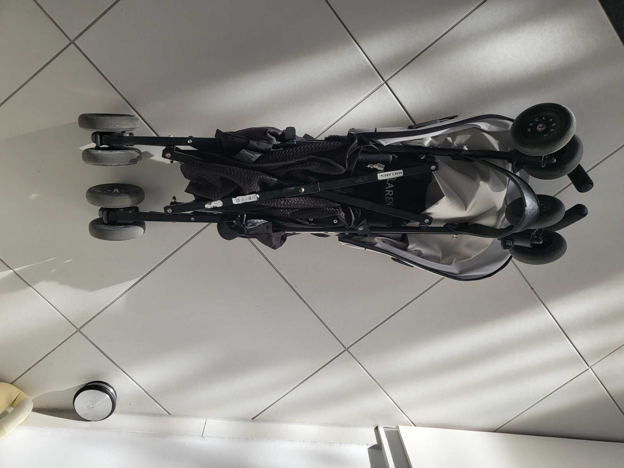 Wózek parasolka spacerówka MACLAREN VOLO super lekka szaro-czarna