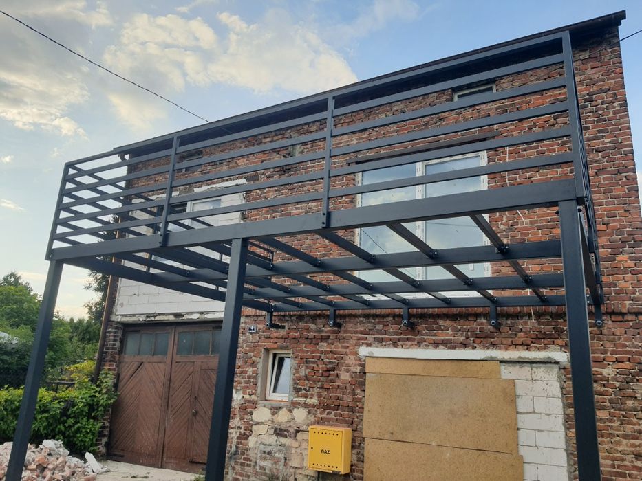 Taras stalowy zewnętrzny ocynk ogniowy