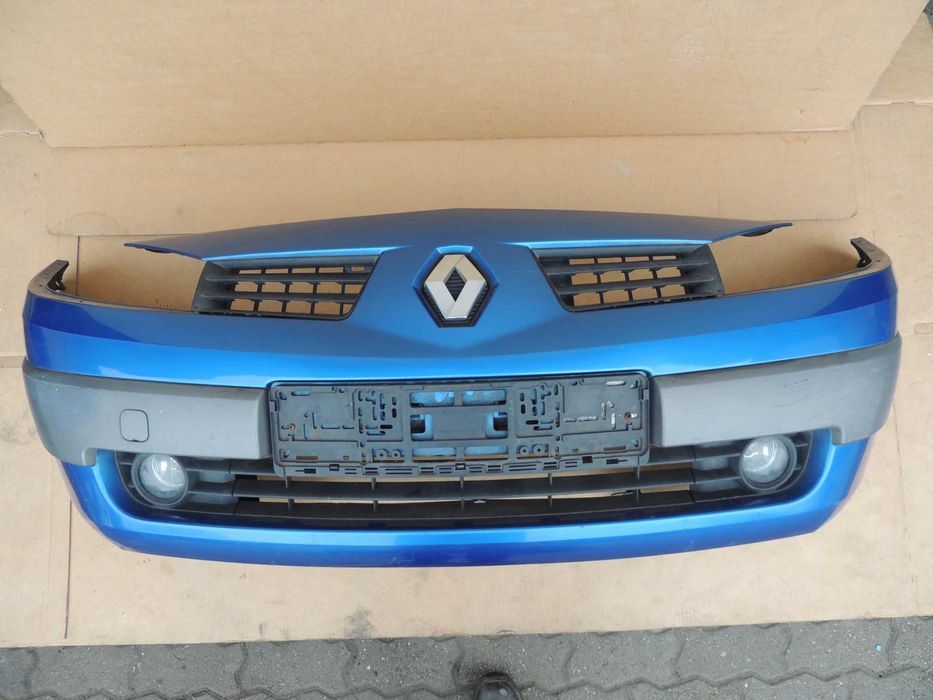 Zderzak przód przedni Renault Megane 2 II 03,04,05,06 NIEBIESKI TERNA
