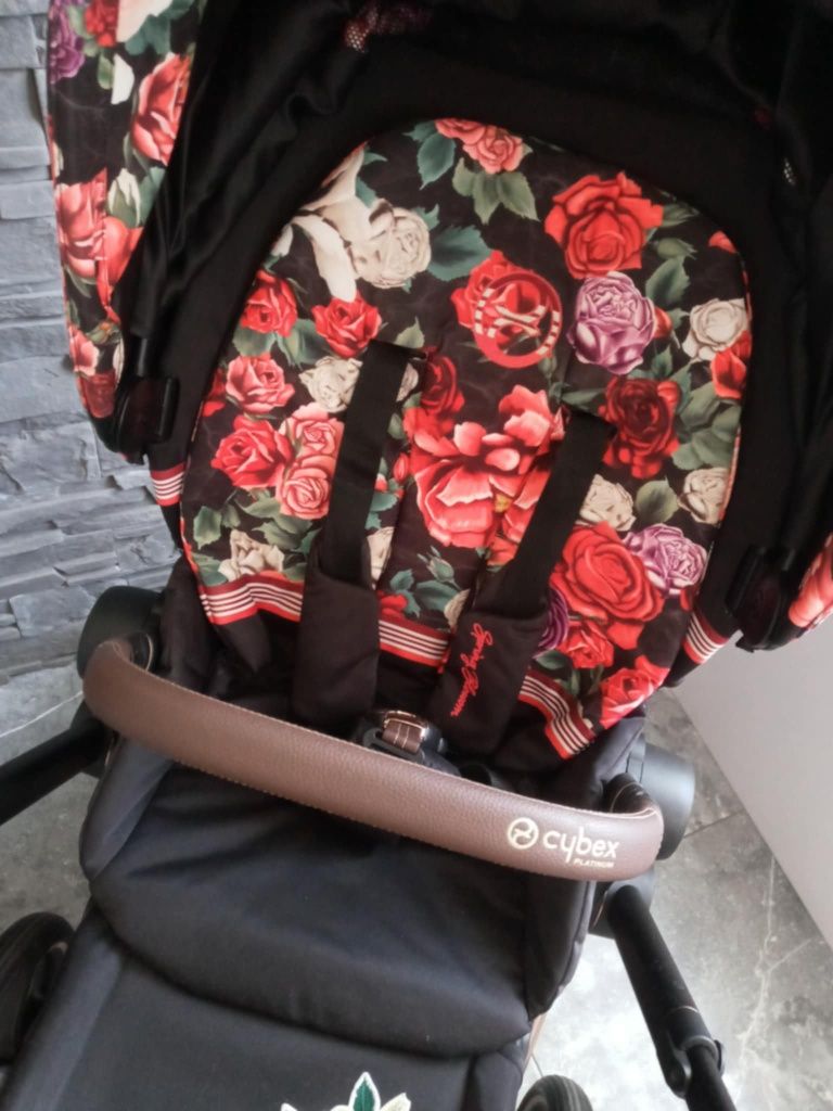 Wózek spacerowy Cybex priam 2.0 Spring Blossom Dark