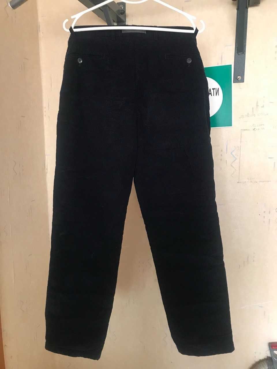 зимние штаны мужские вельветовые теплые брюки Hiltl Германия р.52