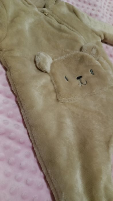 Дитячий комбінезон Тедді, плюшевий весна -осінь