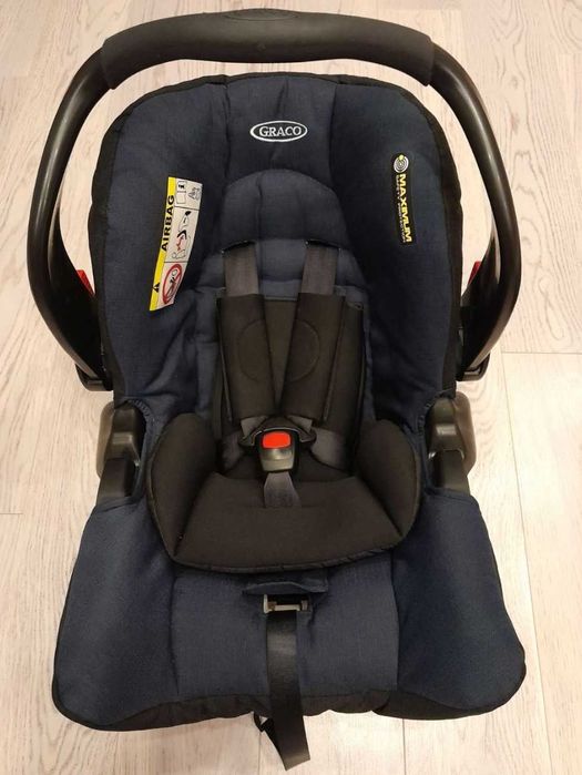 Fotelik Snugfix marki Graco z bazą - pasuje do wózków Graco Evo XT