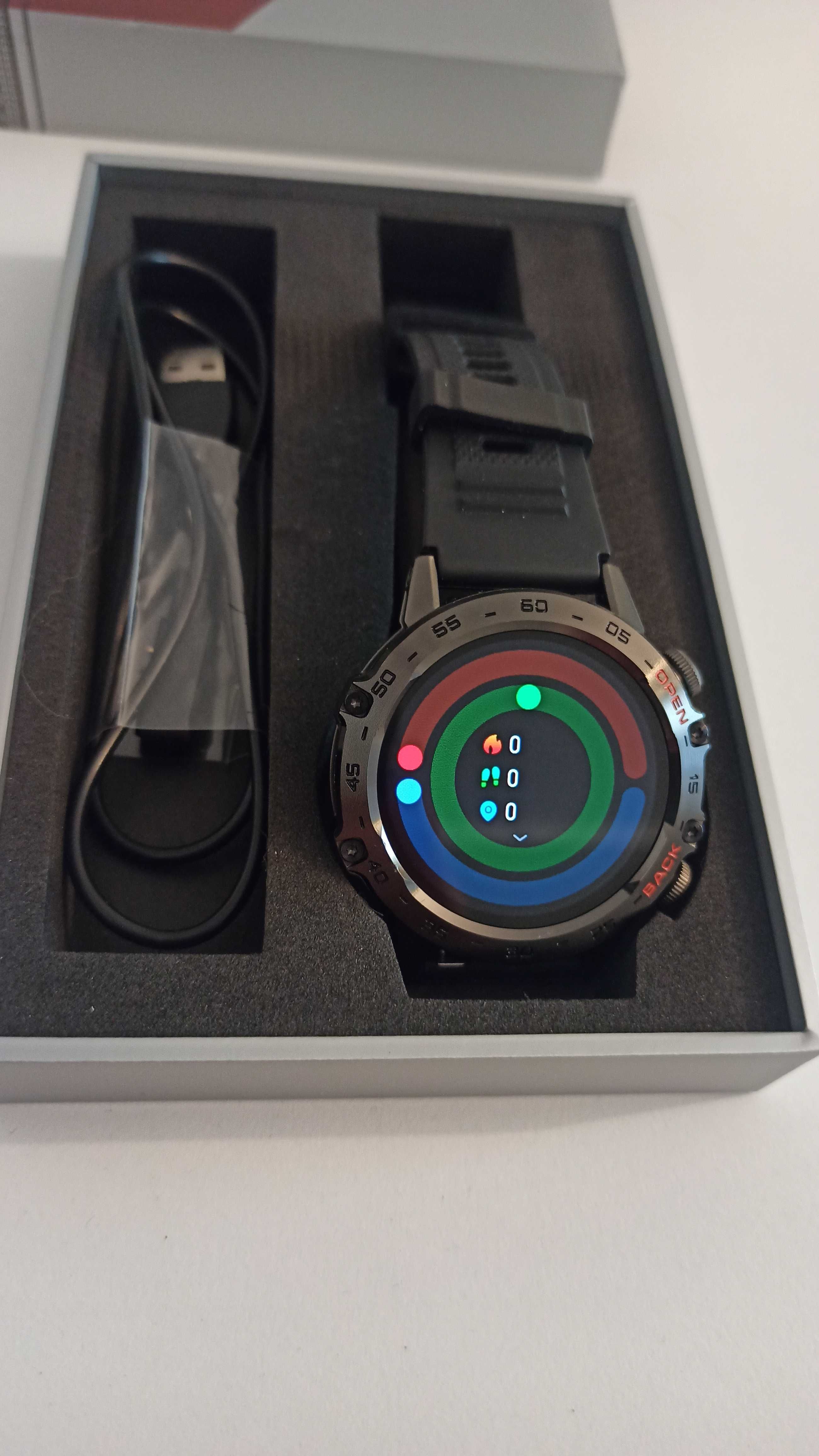 Smartwatch sport K52, męski, nowy