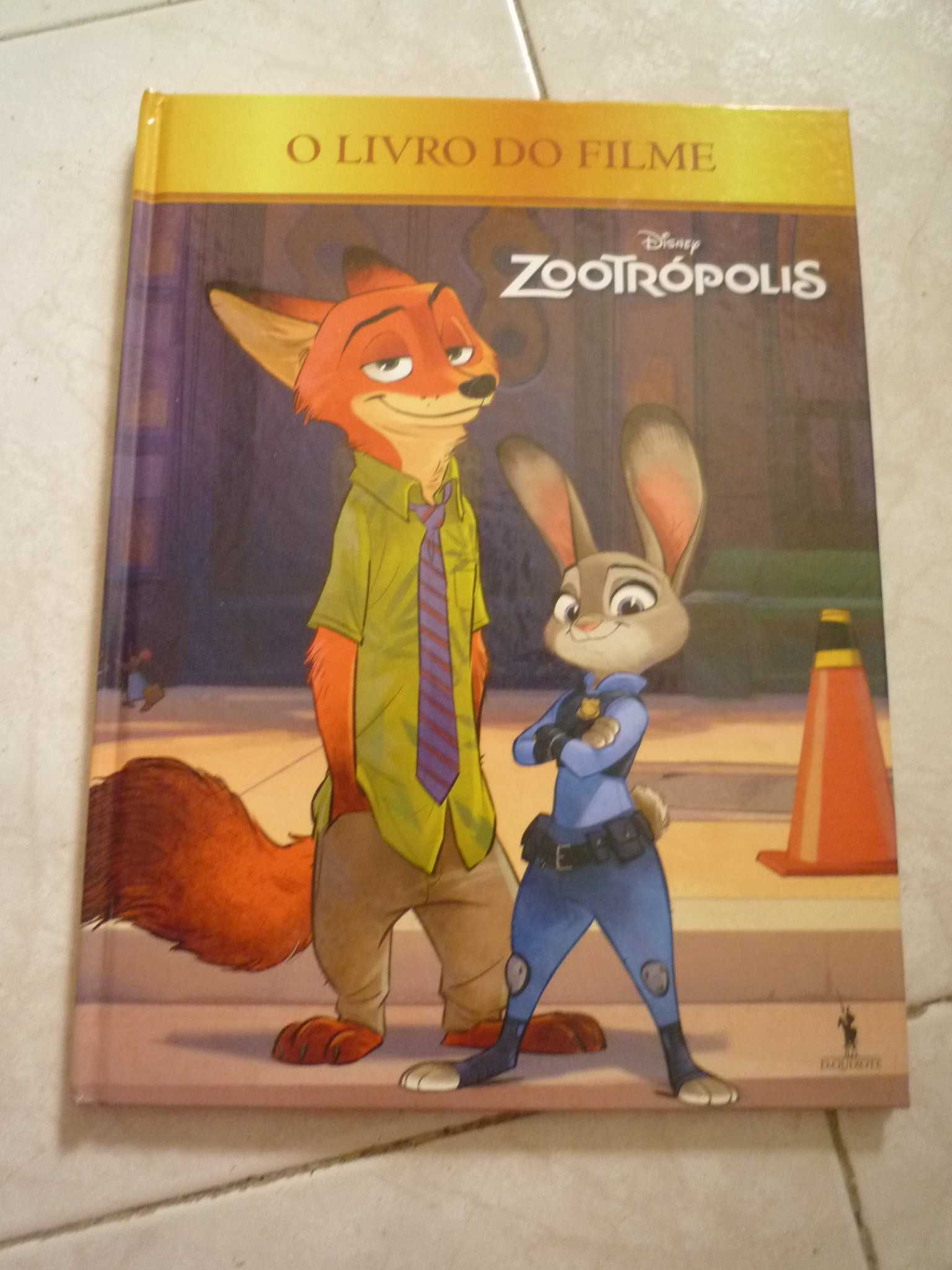 Livro do Filme Disney Zootrópolis