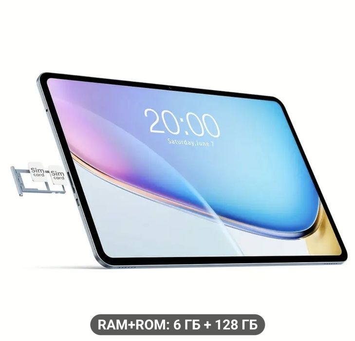 Планшет Teclast T60 PLUS з мишкою та клавіатурою, 12 дюймів 2000*1200