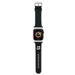 Karl Lagerfeld Pasek KLAWMSLCNK Apple Watch 38/40/41mm czarny/black