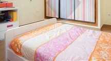 Cama individual branca
