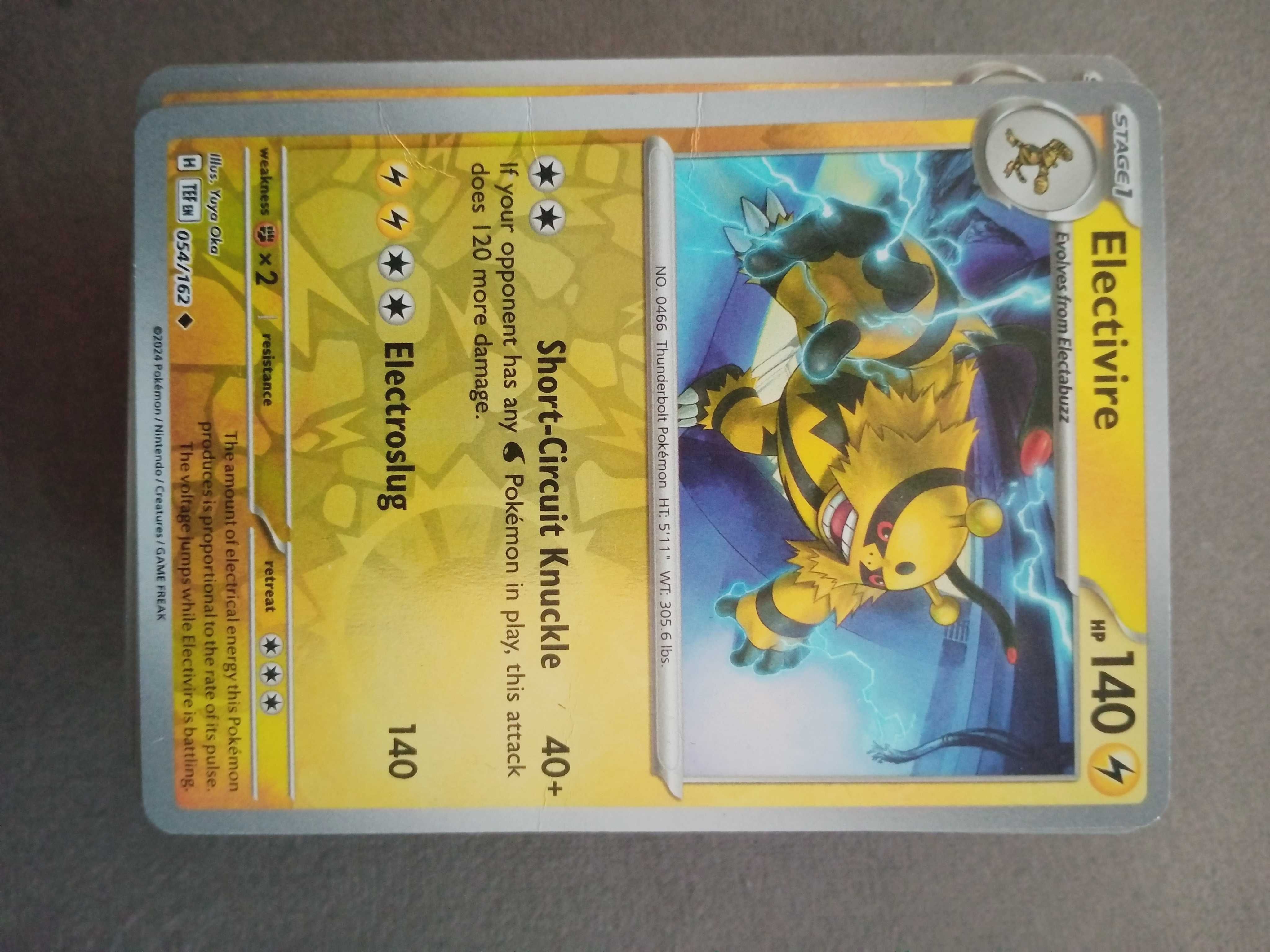 Karta Pokemon Scarlet and.. Temporal Forces Reverse 054/162 Electivire