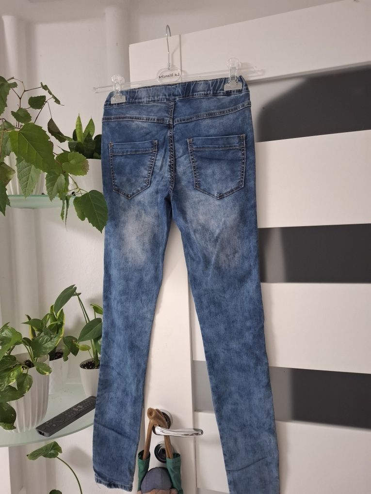 Spodnie XS Jeans leginsy rurki damskie house jak nowe  lycra gumy