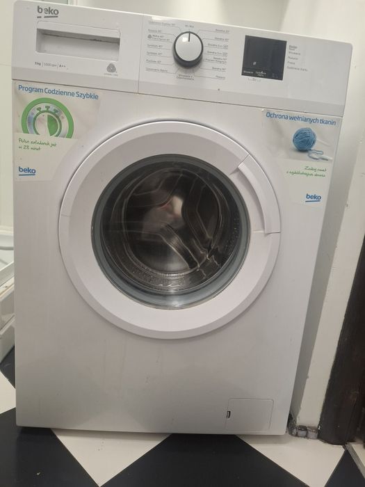 Pralka beko slim 5kg, uszkodzona