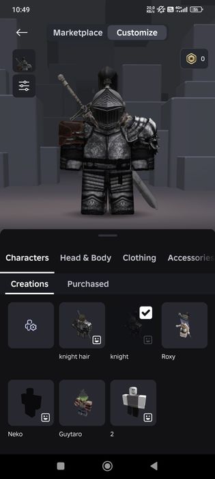 Роблокс акаунт з великою кількостю скінів та емоцій