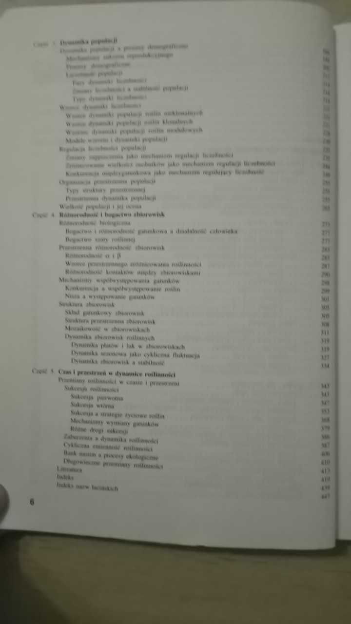 "Ekologia roślin" Falińska Krystyna Wydawnictwo Naukowe PWN 1997