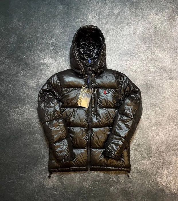 Пуховик Polo - us Ralph Lauren shadow лакированный project drip