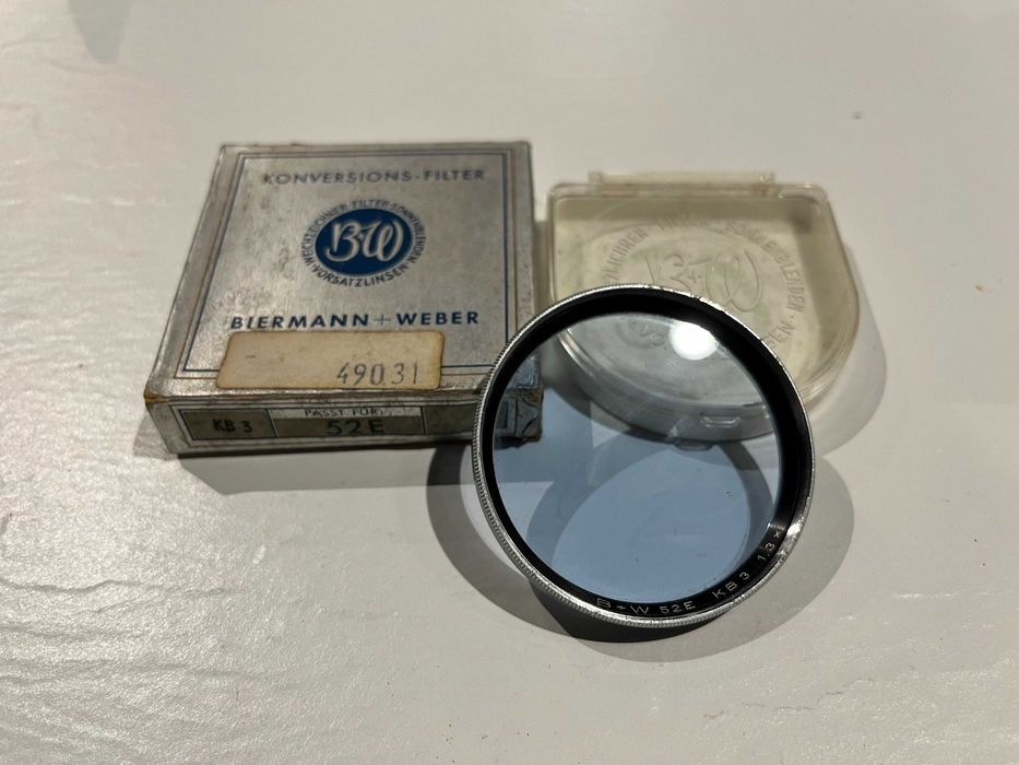 Filtros B+W 49mm e 52mm