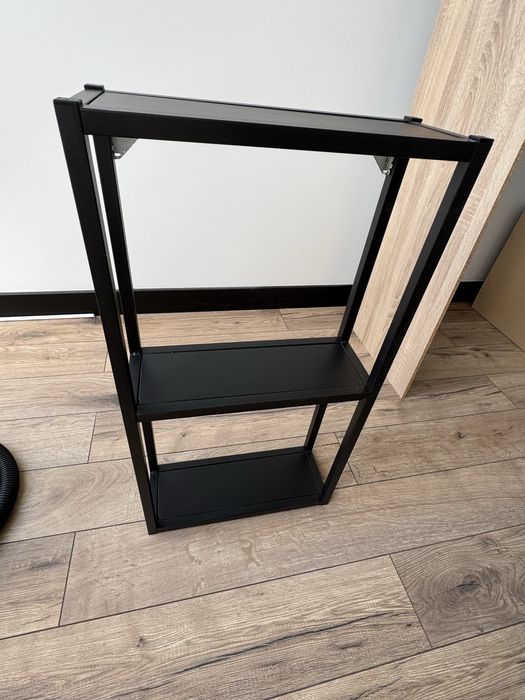 Półka scienna czarna regał korpus do szafki ikea 15x40x75