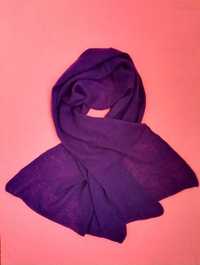 Кашеміровий шарф фіолетовий