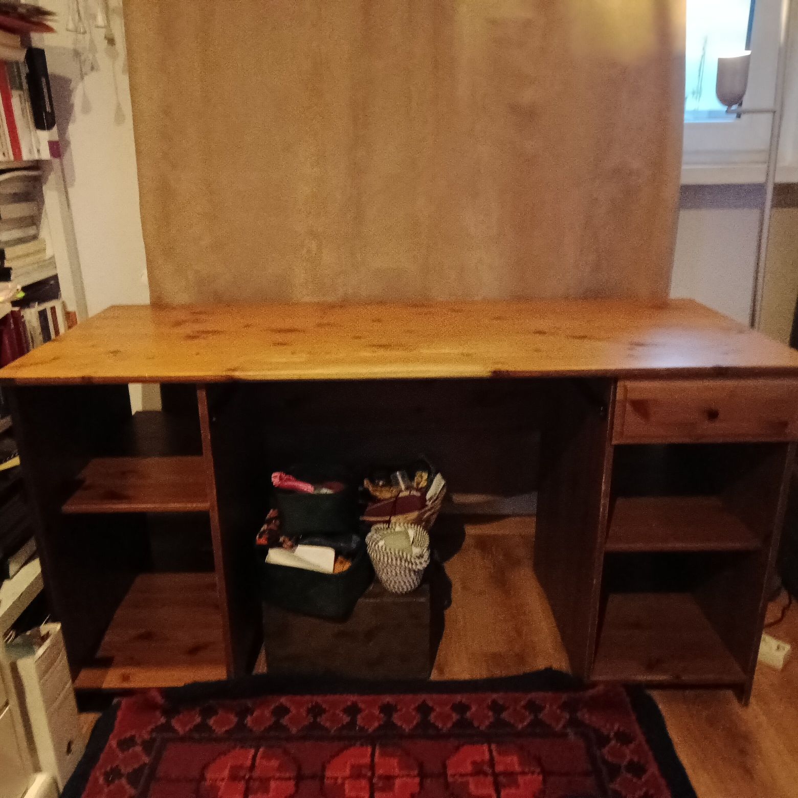 Biurko sosnowe ikea