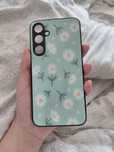 Szklane etui w stokrotki Samsung galaxy a36 piece of case