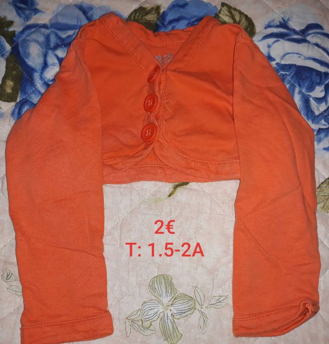 Roupa de menina, tamanho 1.5 a 2 anos.