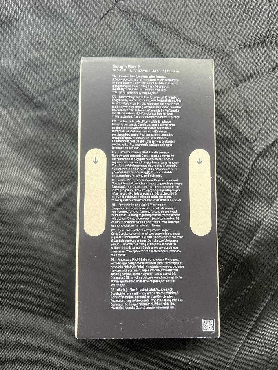 Google Pixel 9 256GB Obsidian. Nowy
