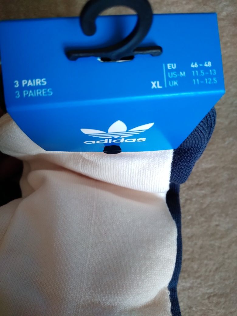Skarpety skarpetki Adidas r. XL 46-48 oryginał
