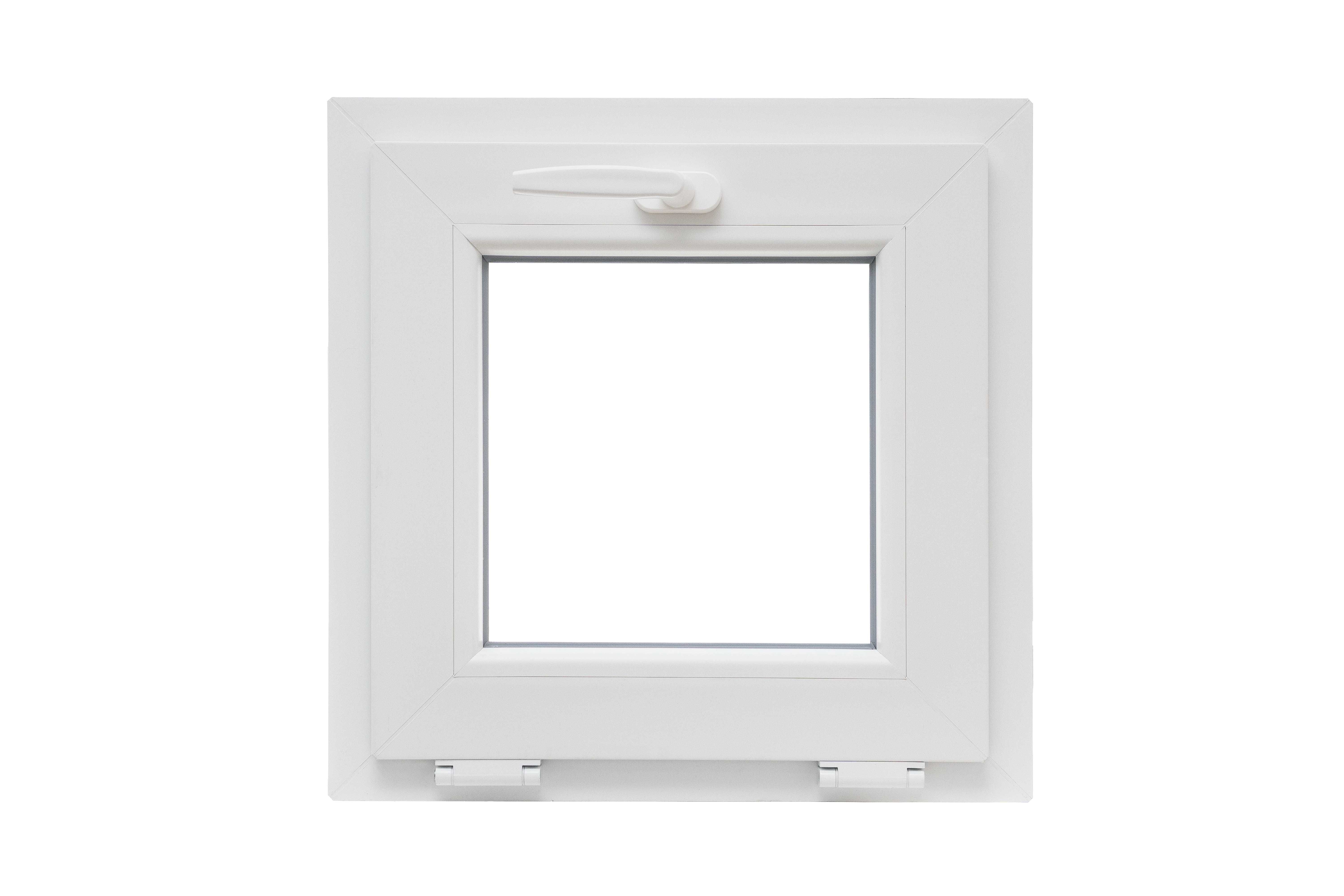 Okno 50x50 cm Piwniczne Garażowe Nowe Białe PREMIUM - Od Ręki