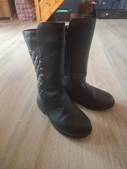 Kozaki czarne rozm 33