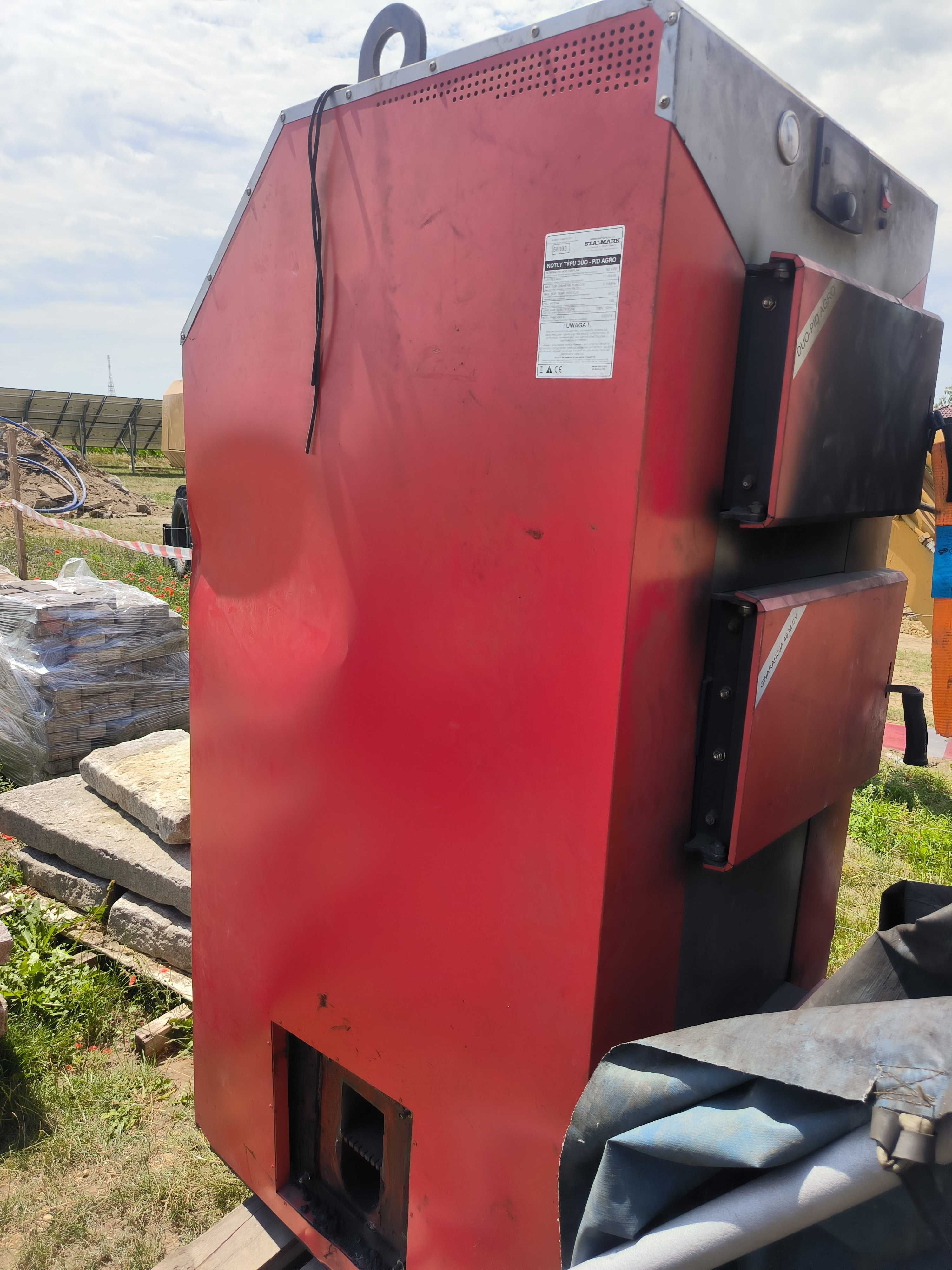 Piec używany Stalmark 75kW 2018r. eko groszek z podajnikiem