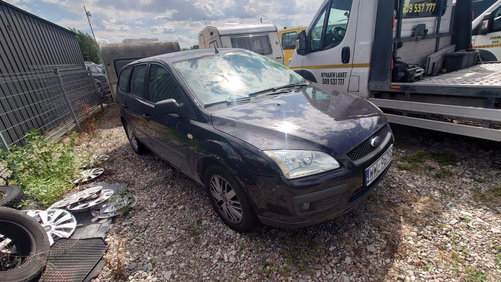 Uszkodzony focus 2006r 1.6 16V nowe opony Lubelskie