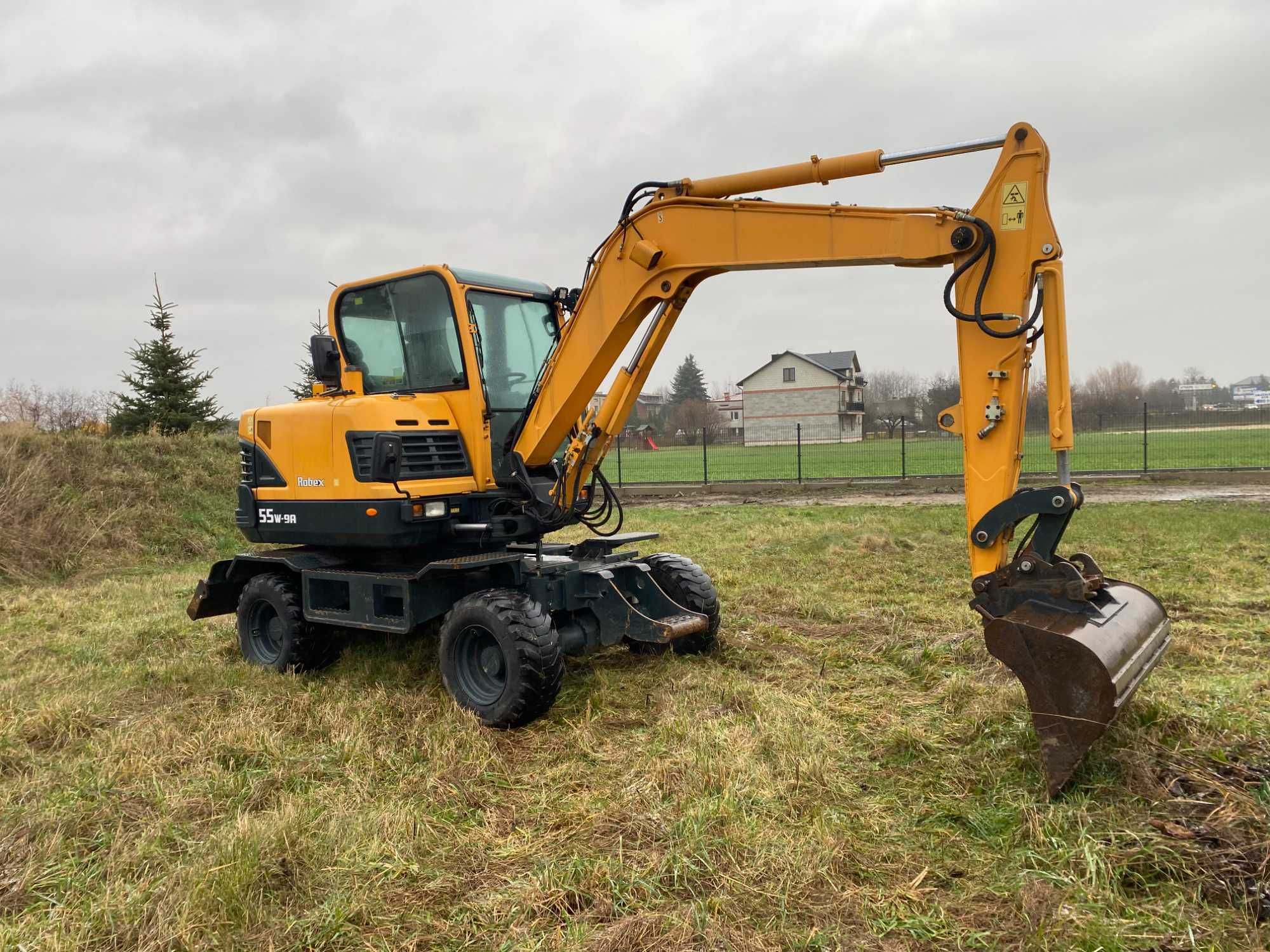 Koparka kołowa obrotowa Hyundai Robex 55W-9A / JCB CAT Terex Wacker /