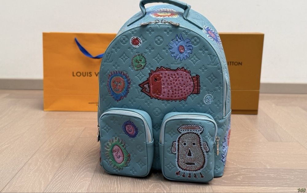 Louis Vuitton Multipocket virgil abloh рюкзак голубой мужской унисекс
