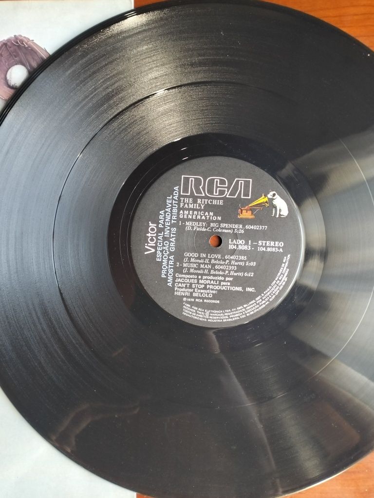 Disco de vinil LP The Ritchie Family - American Generation