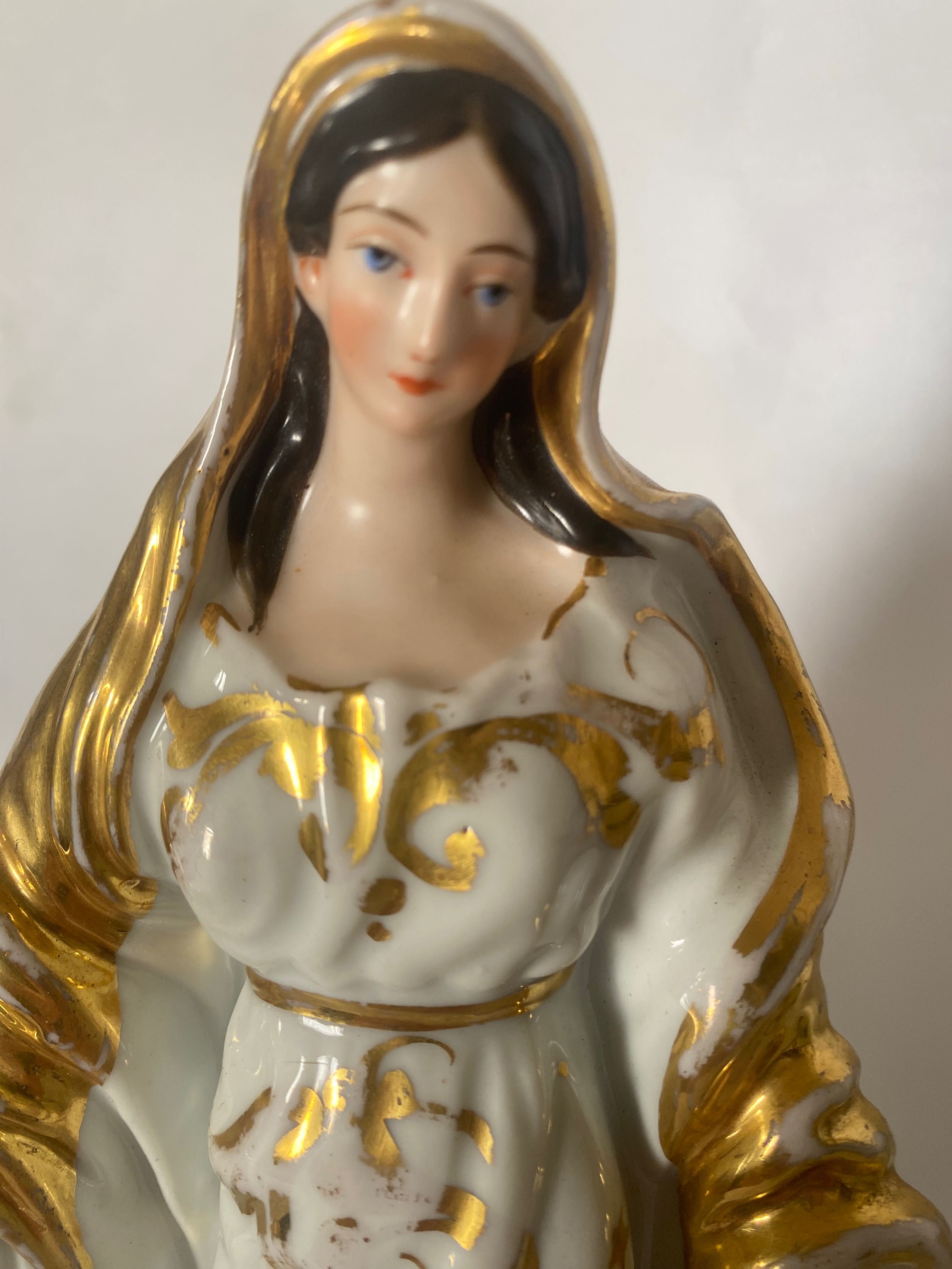 N Sra das Graças em porcelana