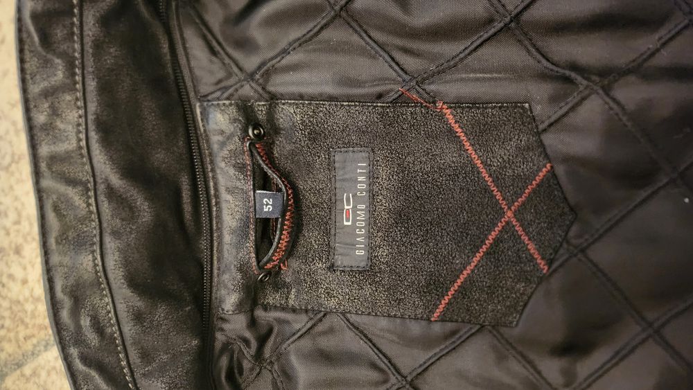 Kurtka skórzana męska r.52 GIACOMO CONTI