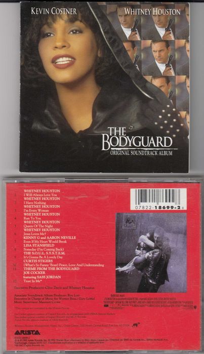 The Bodyguard Original Soundtrack Album CD