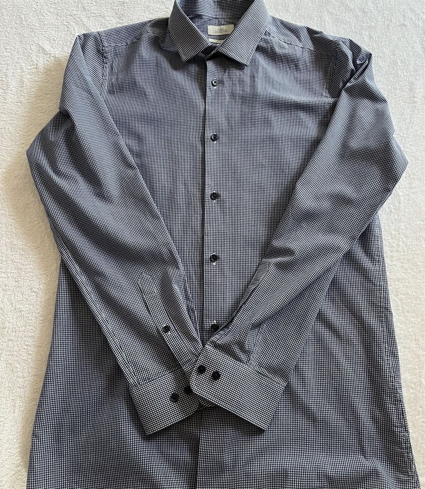 Next koszula męska w kratkę Slim Fit 39