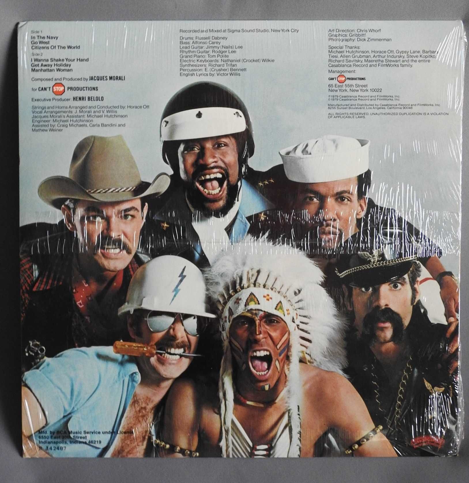 Village People Go West LP USA пластинка запечатана с 1979 оригинал