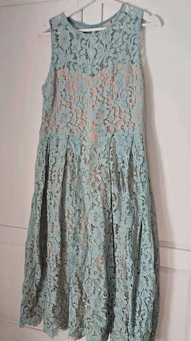 Koronkowa sukienka HM wesele komunia XXL 44