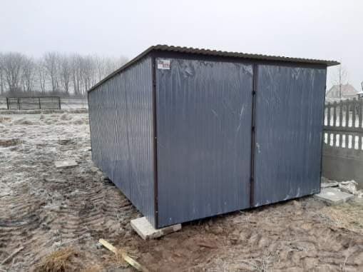 Nowy Garaż - Blaszak - Ocynkowany - 3x5 - Montaż - Transport