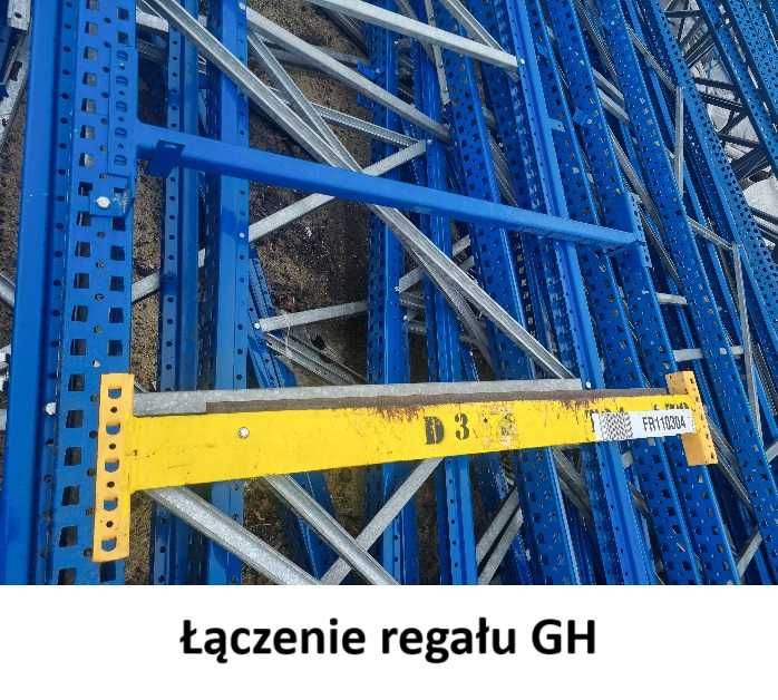 Regał wysokościowy firmy Roth, cena trawersu 70zł netto 86,1 zł brutto